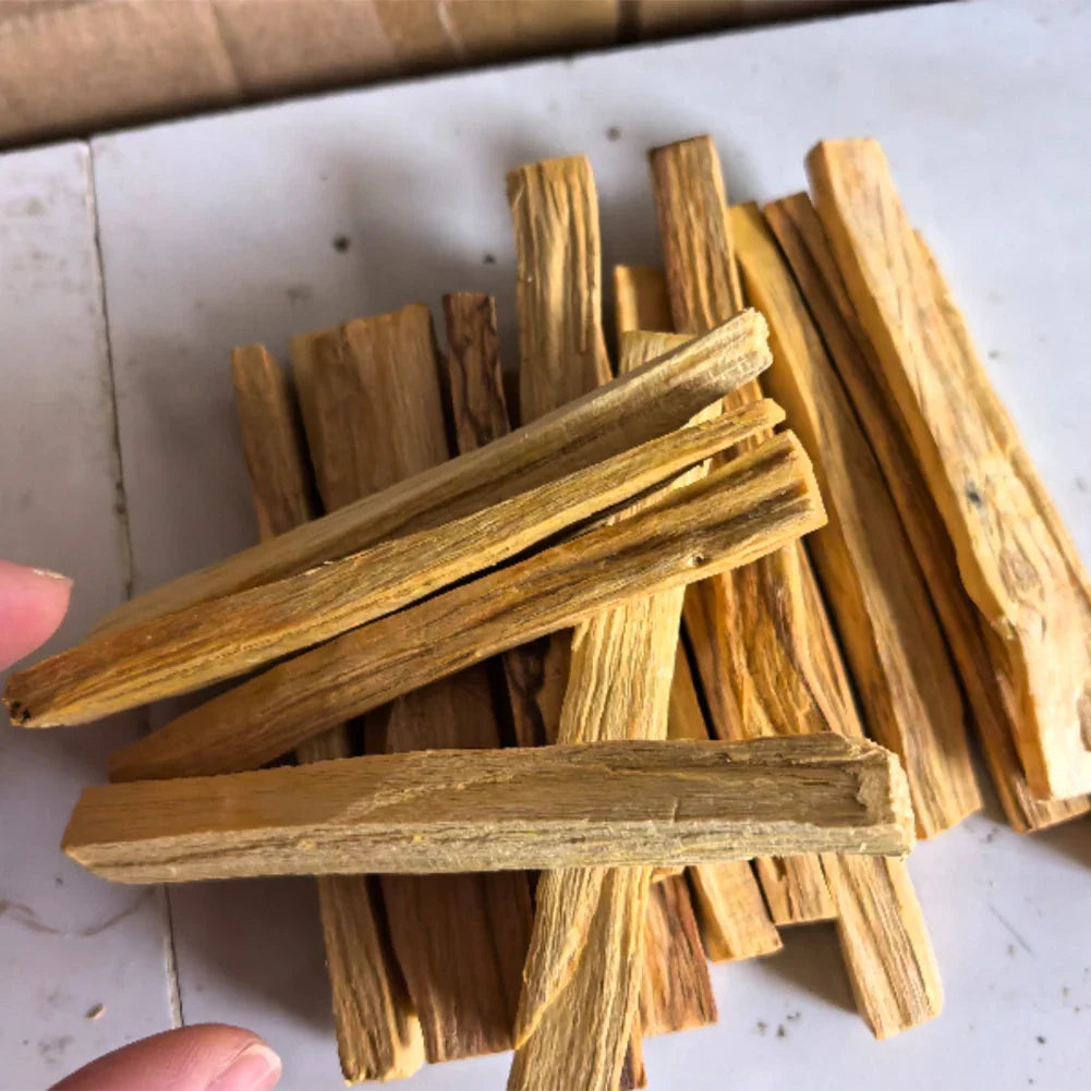 7g-35g Palo Santo Natural Incense Sticks Wooden Smudging Strip Aroma Diffuser Stains Stick Purify Aromatherapy Burn Wooden Stick